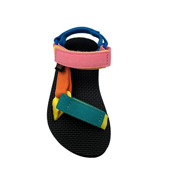 Teva Toddler Girl's Sport Sandals Size 9 Multicolor Lightweight Adjust Straps - Picture 3 of 16